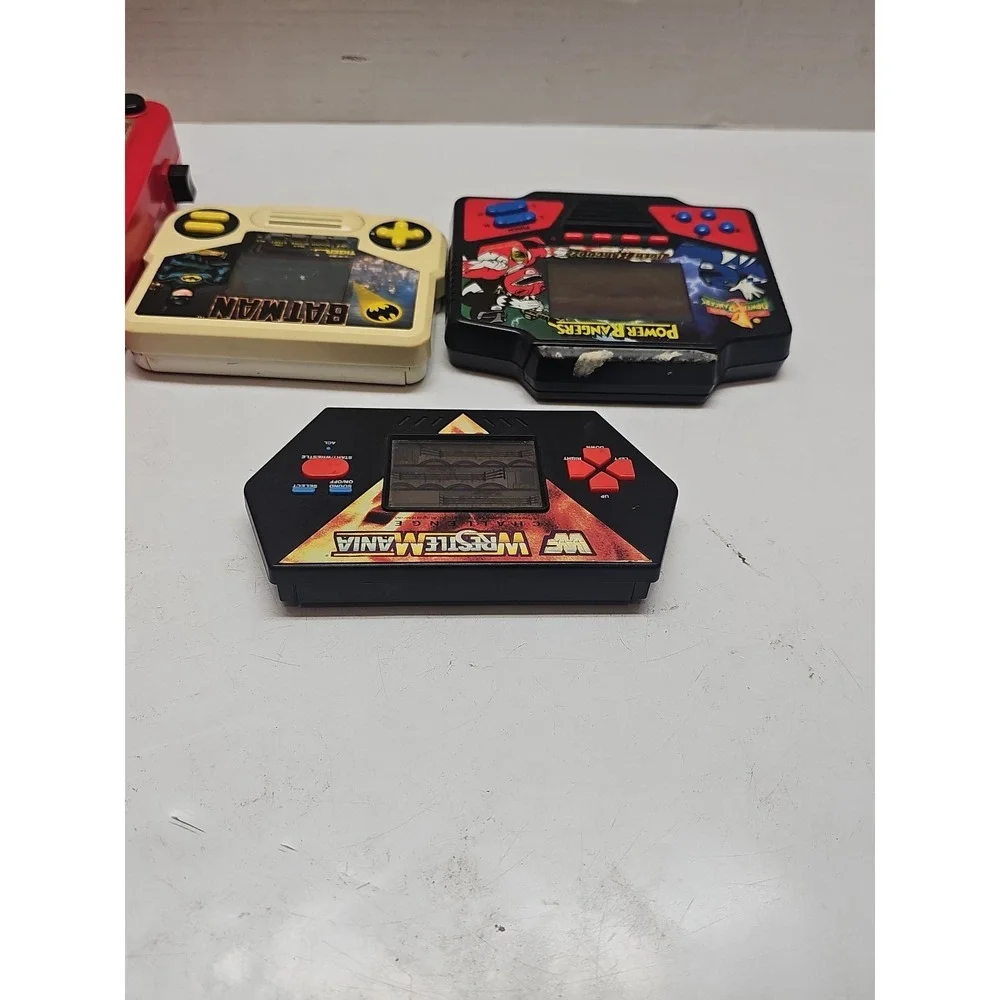 Vintage 80s/90s Electronic Handheld Game Lot-Set of 4